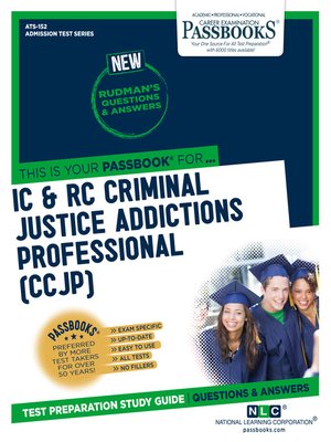 cover image of IC & RC Criminal Justice Addictions Professional (CCJP)